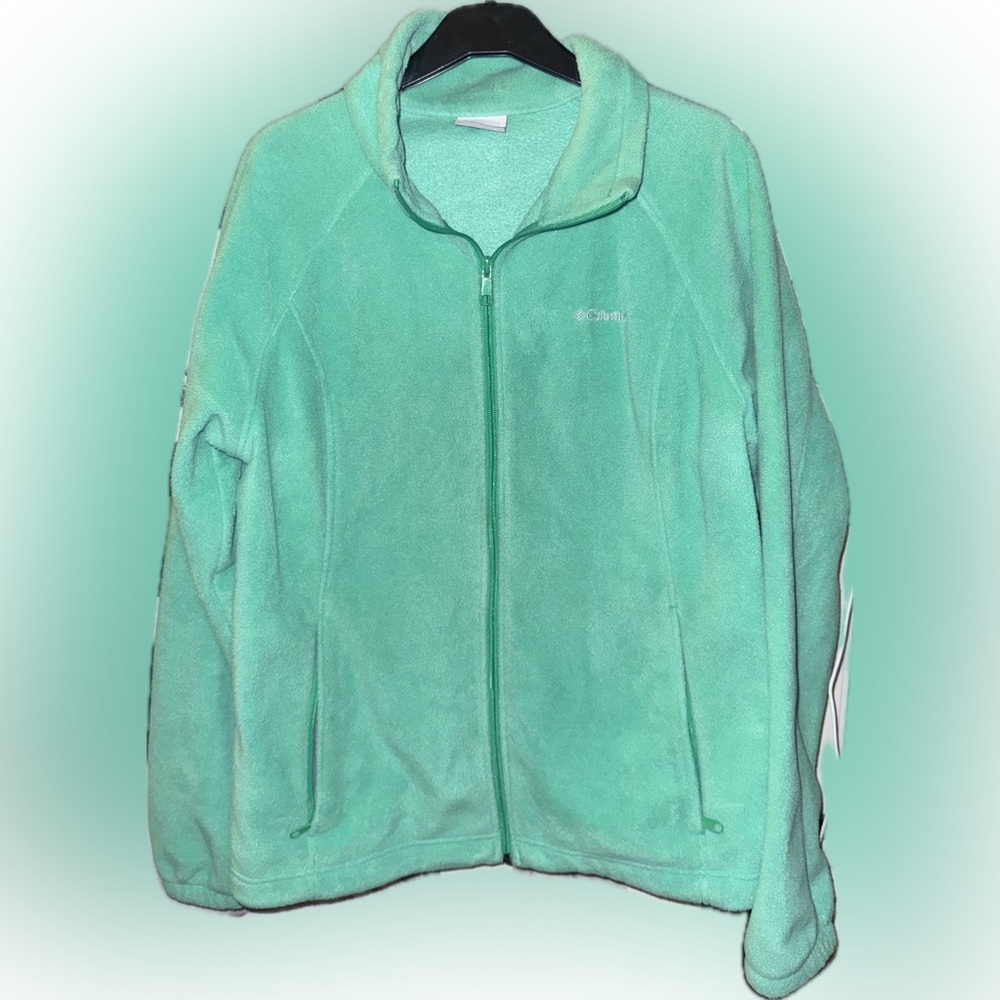 Columbia Women's Mint Green Fleece Jacket